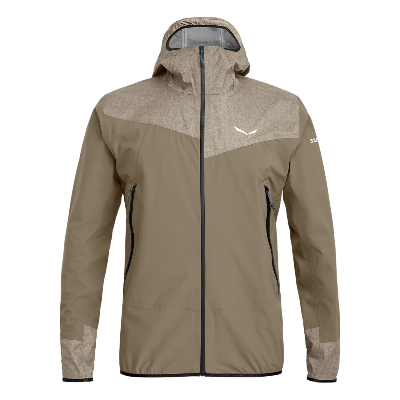 Chaqueta Hardshell Hombre Chile - Salewa Agner Powertex - Marrones - BKJF-16720